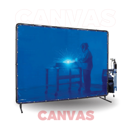 Cortina Azul Inactínica para Soldadura – 1.8 x 2.0 Mts.